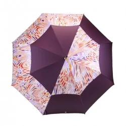 Parapluie vice versa prune et seventies long