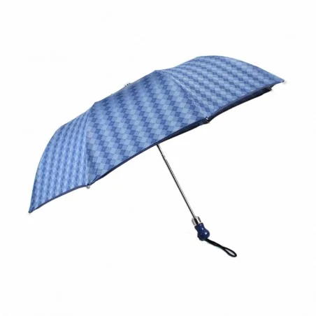 Parapluie série limité losanges bleus pliant automatique