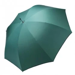 Parapluie Classique vert golf ouvert de coté