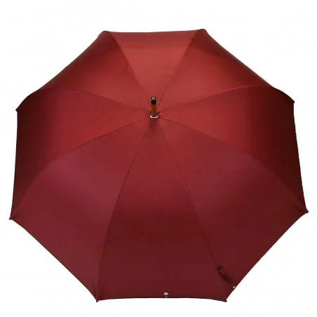 Großer Bordeaux-Regenschirm, offen