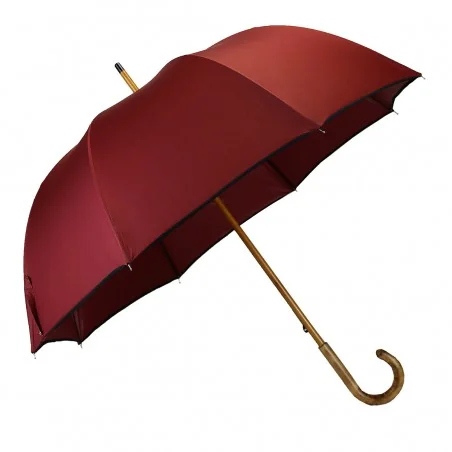 Großer Regenschirm Bordeaux, vorne offen
