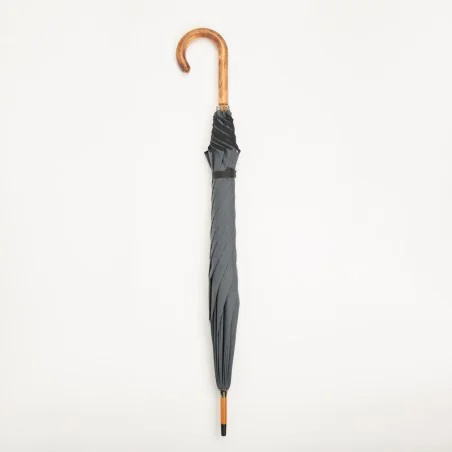 Stockschirm Grau, geschlossen