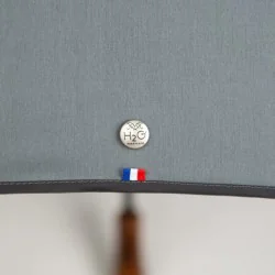 Stockschirm Grau, geschlossen