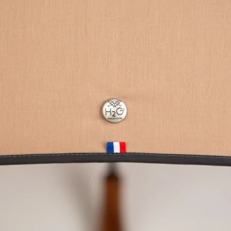 Windproof-Stockschirm Braun, Detail