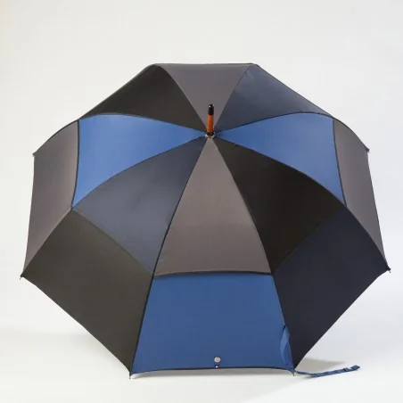 Windproof umbrella Blue, open
