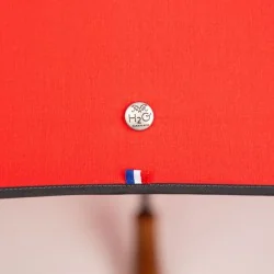 Automatischer Regenschirm, rot, Detail