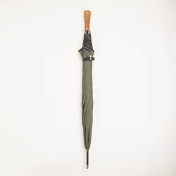 Automatik-Stockschirm Khaki, geschlossen