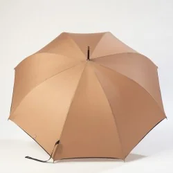 Automatischer Regenschirm, braun, geöffnet