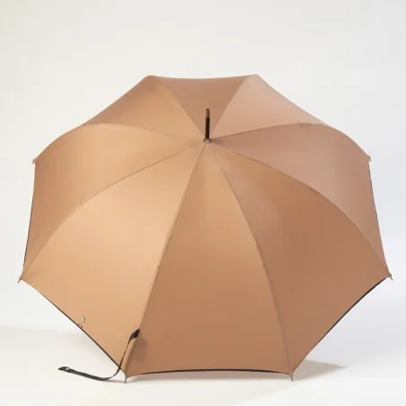 Automatischer Regenschirm, braun, geöffnet