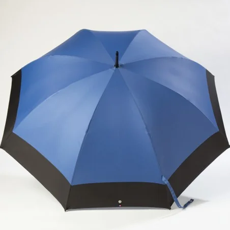 Parapluie de golf Bleu de France, ouvert