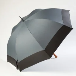 Grauer Golfschirm, seitlich zu öffnen