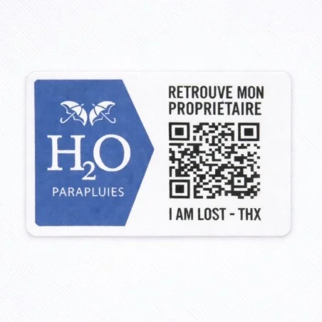 Large wedding umbrella with anti-loss system