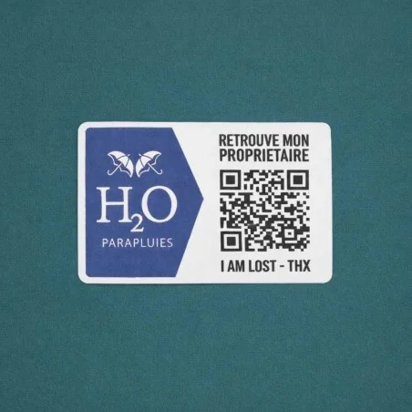 Green cane umbrella with stripes and small bows, with anti-loss system