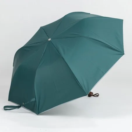 Seitlich geöffneter grüner Klappschirm