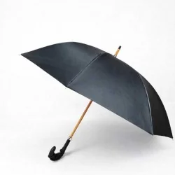 Parapluie en cuir, ouvert