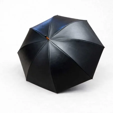 Parapluie en cuir, ouvert de face