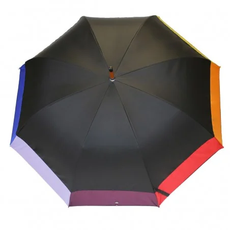 Grand parapluie multicolore ouvert