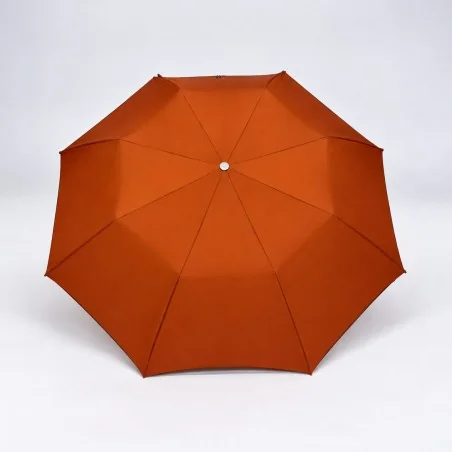 parapluie pliant terracotta ouvert